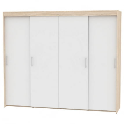 Шкаф-купе T-5-198х235х45(ДСС-Белый-8)_0