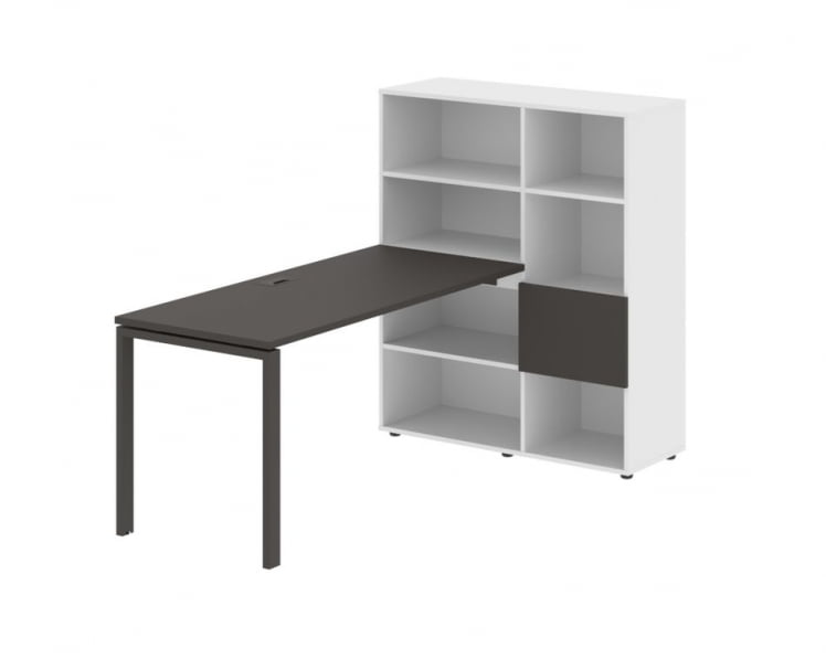 Рабочая станция EDIS EURST 1115 Мокко Мокко Белый_0