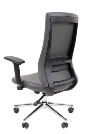Офисное кресло CХАИРМАН 500 ЛЮКС (ЛУКС) ЭКО Б/П экокожа Серый / CHAIRMAN (LUX)_8