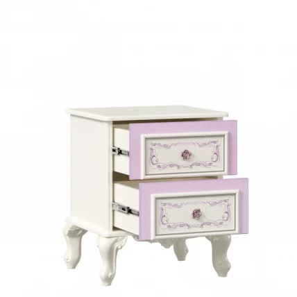 Тумба прикроватная Маркиза ЛД 517.015.000 Алебастр_1