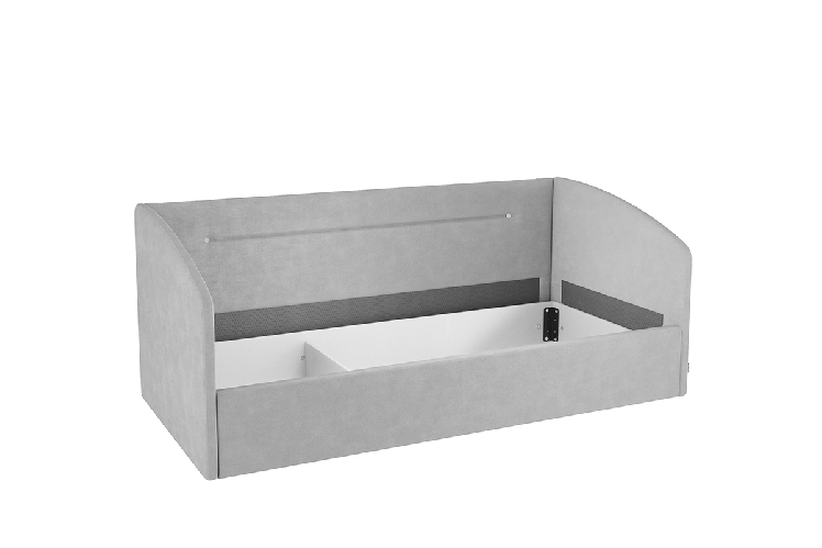 Кровать  0.9 Альба (Софа) КМ.S-16 персик (велюр)_2