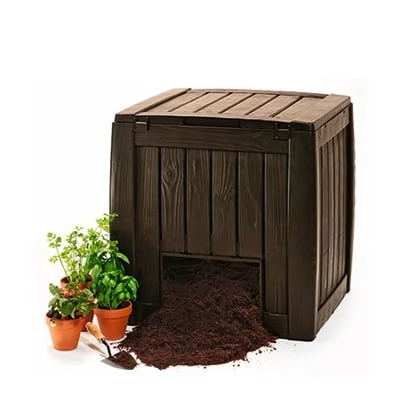 Компостер DECO COMPOSTER WITH BASE 340 L_0