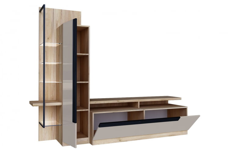 Тумба ТВ Кёльн ЛД.674.010.000 Дуб Золотой/Кашмир_3