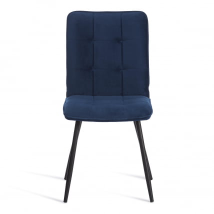 Стул обеденный Bari велюр, 46х55х89, Blue (синий)_4