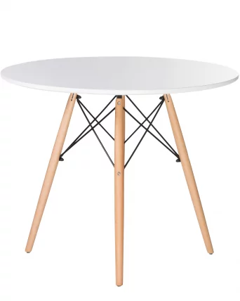 Стол обеденный DOBRIN CHELSEA 90 Белый_1