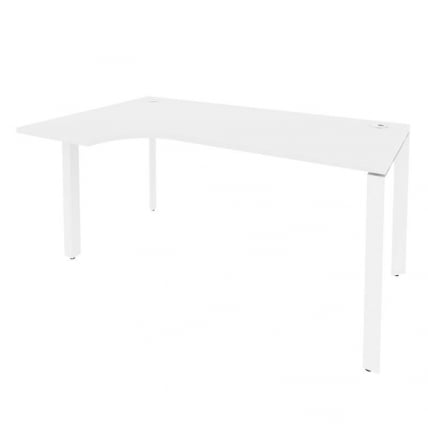 Стол эргономичный левый на П-образном м/к ONIX O.MP-SA-1L Белый Бриллиант_0