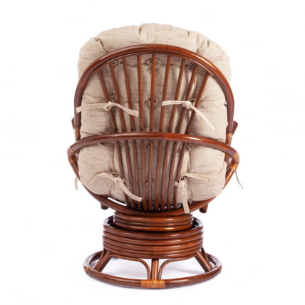 Кресло вращающееся FLORES 5005 /без подушки/ Pecan (орех)_13