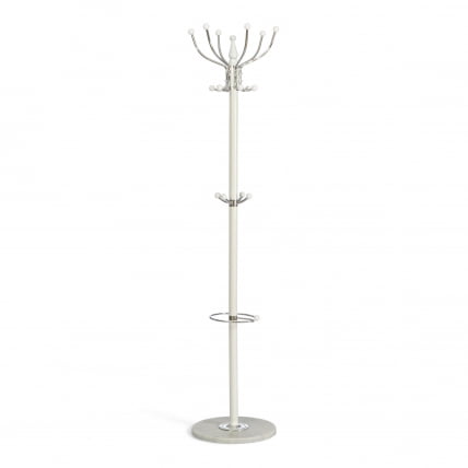 Вешалка Bara (mod. GH-8606) металл/хром/мрамор, 37 x 37 x 175 см, White (Белый) / White (Белый)_0