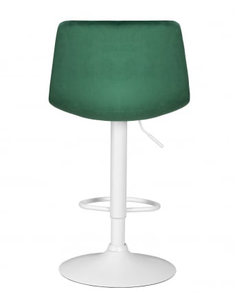 Стул барный DOBRIN TAILOR WHITE (зеленый велюр (MJ9-88))_4