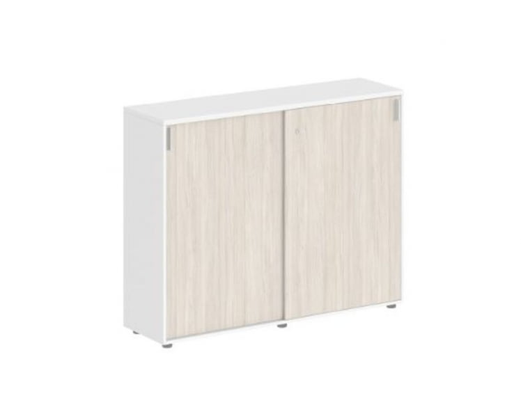 Шкаф-купе средний с замком Sigma SG.711.WH.OL Белый Дуб светлый_0
