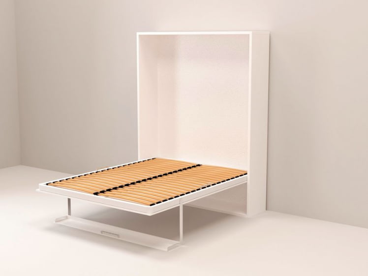 Кровать-трансформер Смарт 1 откидная К 1400 Белая шагрень_1