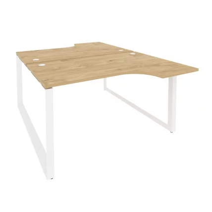 Рабочая станция на О-образном м/к ONIX O.MO-D.SA-2 Тиквуд Светлый/Белый_0