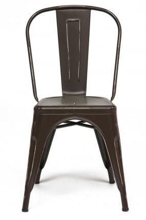 Стул LOFT CHAIR (mod. 012) / 1 шт. в упаковке металл, 45*35*85см, коричневый/brown vintage_1