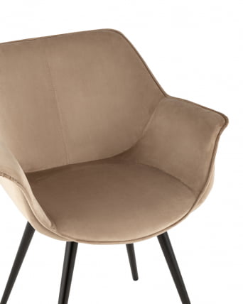 Стул Мэйсон New велюр Капучино_1