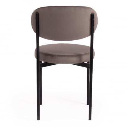 Стул REVO (mod. 7033) ткань/металл, 47х54х82 см, высота до сиденья 47 см, темно-серый barkhat 14/черный_3