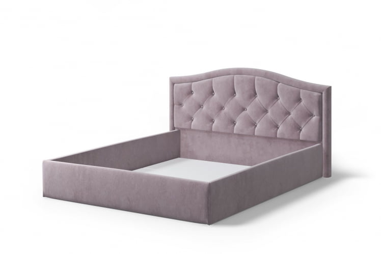 Кровать Стелла, 1200*2000 мм, велюр NEO 15, лиловый_1