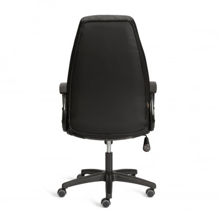 Кресло INTER (24) кож/зам/ткань, черный/серый, 36-6/207/TW-12/TW-11_3