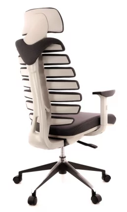 Эргономичное кресло Ergo Black ткань Серый_2