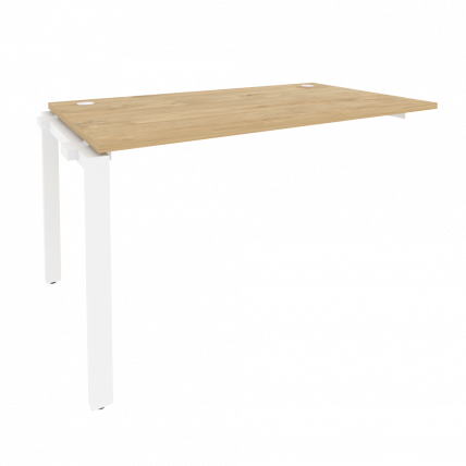 Наборный элемент рабочей станции на П-образном м/к ONIX O.MP-1.NRS-3.8 Тиквуд Светлый/Белый_0