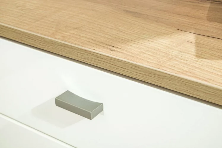 Комод 1200 с 4 ящиками Фиджи ЛД 659.050.000 Дуб Золотой Белый_9