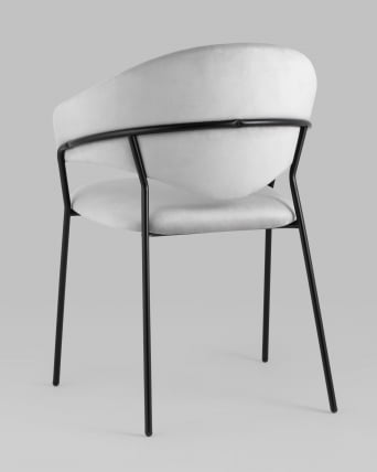 Стул Алексис велюр Серый_5