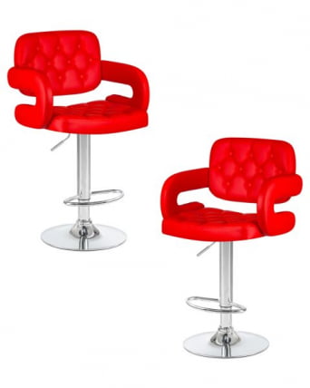 Стул барный DOBRIN TIESTO (красный) 2 шт_0