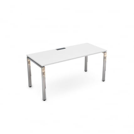 Стол рабочий, прямолинейный GLOSS LINE НСР-П.005.1 Белый Премиум_0
