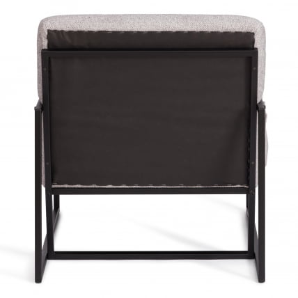 Кресло Charli LUX/Чарли Люкс велюр/букле, VT shape silver, 70х80х82 см_3