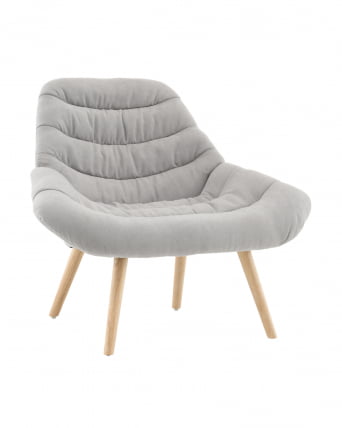 Кресло Олби Страйпс светло-серый_0