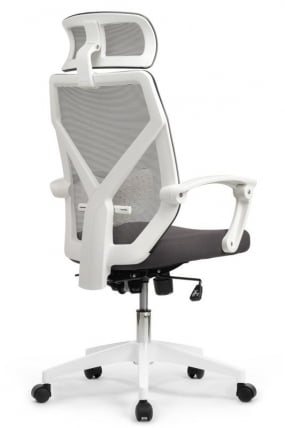 Кресло Oliver RCH W-203AC Белый пластик/Серый_2