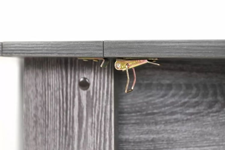 Стол-книжка раздвижной Оригами Ясень черный_9