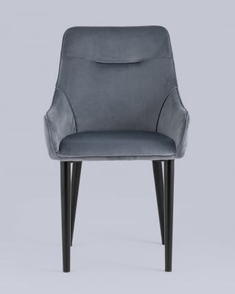 Стул Джоан велюр Серый_3