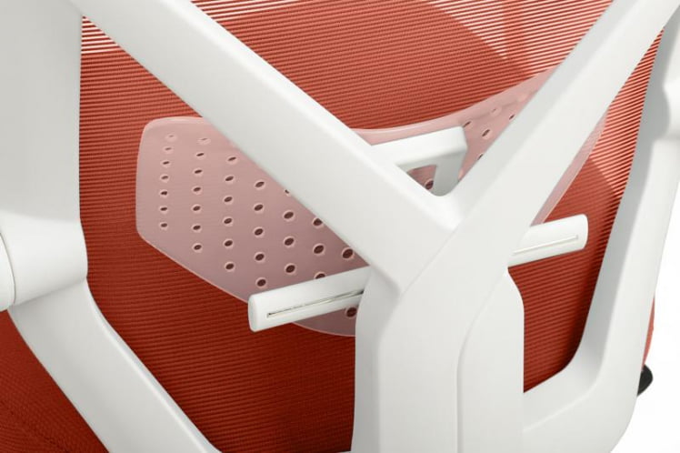 Кресло Oliver RCH W-203AC Белый пластик/Оранжевый_8