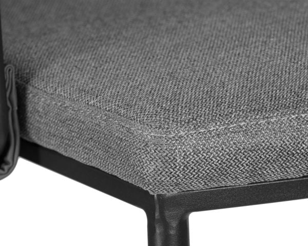 Стул барный ДОБРИН АМЕЛИА (серая ткань (Ф-48), темно-серый винтажный ПУ (МФ-12)) 4 шт / DOBRIN AMELIA (F-48), PU (MF-12))_7