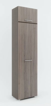 Шкаф для одежды Браво-1 (Венге/ясень шимо темный)_0
