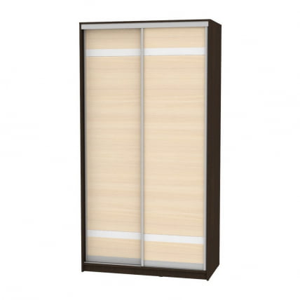 Шкаф-купе B-220х120х60-2(Венге-ДМ-D9D9)_0