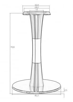 Подстолье обеденное ДОБРИН ГИОРГИО / DOBRIN GIORGIO_4