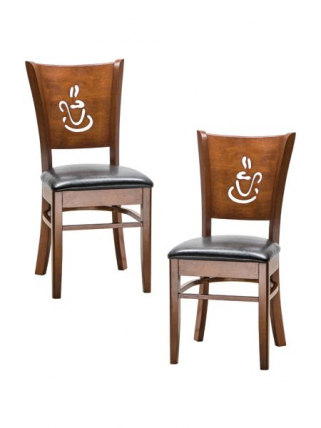 Стул обеденный DOBRIN JERRY (шоколад, черный) 2 шт_0