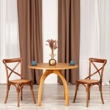 Стол THONET (mod.T9108) дерево вяз, 100х75 см, Груша (№3)_5