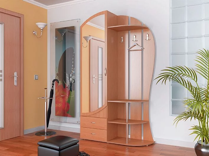 Прихожая Рада (с зеркалом) вишня оксфорд_0