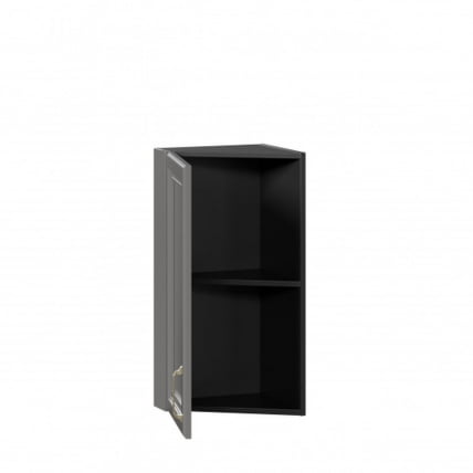 Шкаф кухонный окончание 350 Джелатто ЛД 241.690.000.160 Черный Оникс серый_1