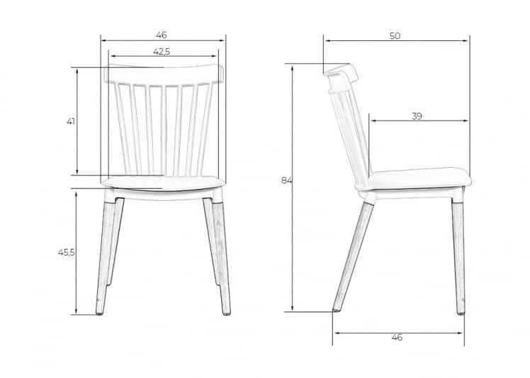 Стул обеденный ДОБРИН ТХЕО ножки светлый бук бежевый ГР-03 / DOBRIN THEO GR-03_8