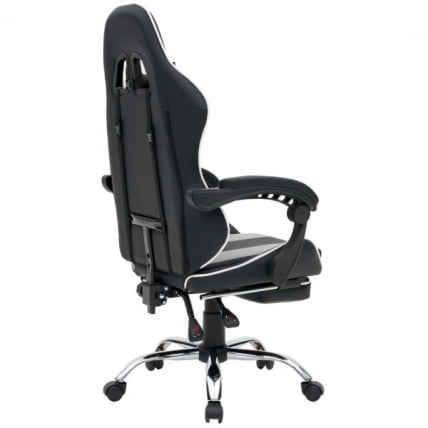 Кресло компьютерное CРОМЕКС (КРОМЕКС) Ваве ГМ-145 экокожа черное/серое / CROMEX Wave GM-145_5