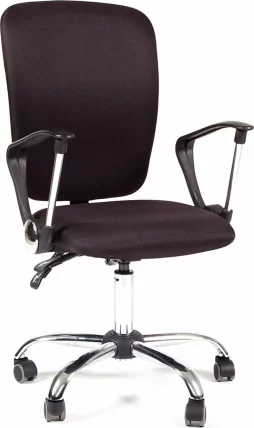 Офисное кресло для оператора CHAIRMAN 9801 Chrom ST черный_0