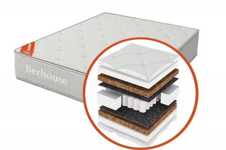 Матрас Mega кокос 10 (Berhouse) Размер: 1400х1900 мм_0