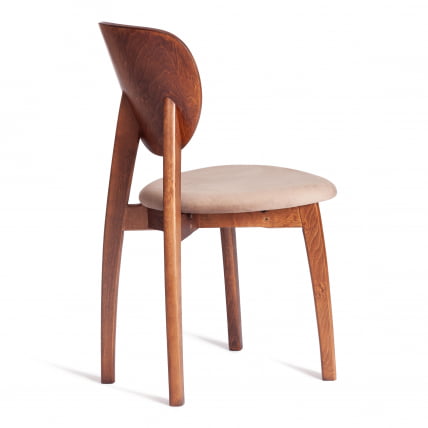 Стул ДИАМАНТЕ мягкое сидение бук, 42кс42кс85см, коричневый, ткань Тенерифе Моcко / DIAMANTE 42x42x85см, Tenerife Mocco_2