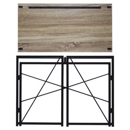 Стол на металлокаркасе BRABIX LOFT CD-002 Дуб антик_5