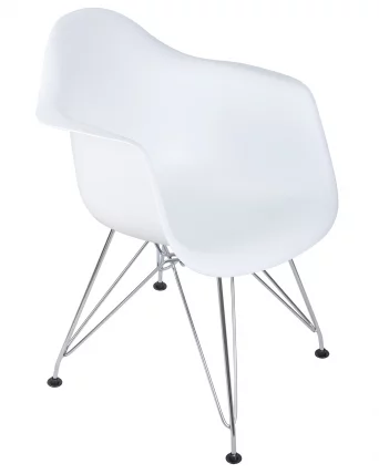 Стул обеденный DOBRIN DAW CHROME Белый_6