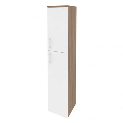 Шкаф высокий узкий правый ONIX O.SU-1.8(R) Дуб Аризона/Белый_0
