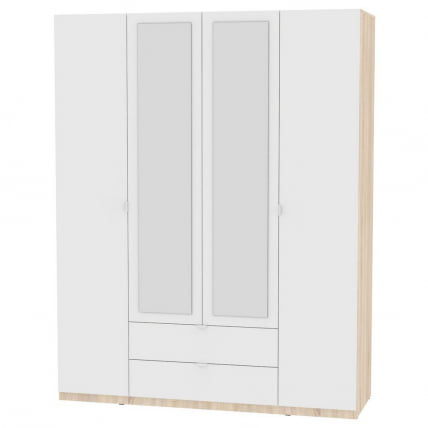 Шкаф распашный Р-230х180х45-2-ТР-М(ДСС-Белый) / R-230х180х45-2-TR-M(ДСС-Белый)_0